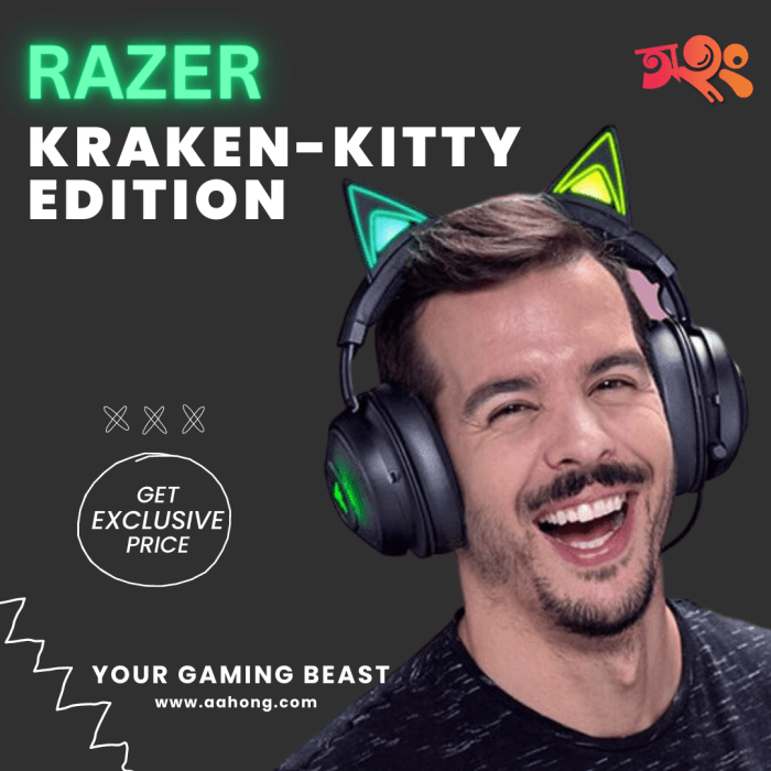 RAZER KRAKEN KITTY EDITION